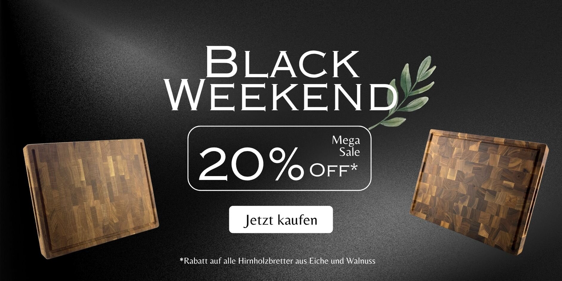 Black Weekend 20% OFF
