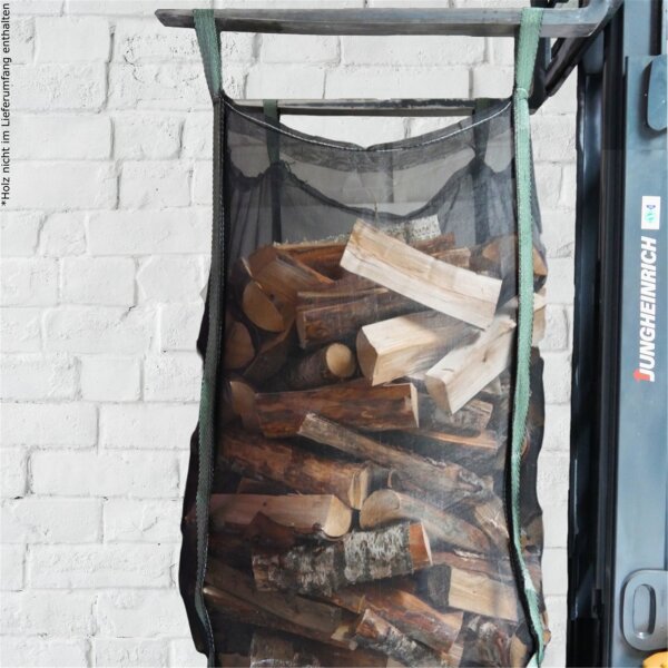 10 x BIG BAG schwarz 100x100x160 Netz transparent