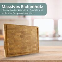 Schneidebrett/Küchenbrett aus Hirnholz, Eiche,  40 x...