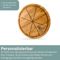 Pizzabrett aus Eichenholz ⌀25 cm