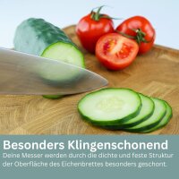 Schneidebrett/Küchenbrett aus Hirnholz, Eiche,  60 x 40 cm