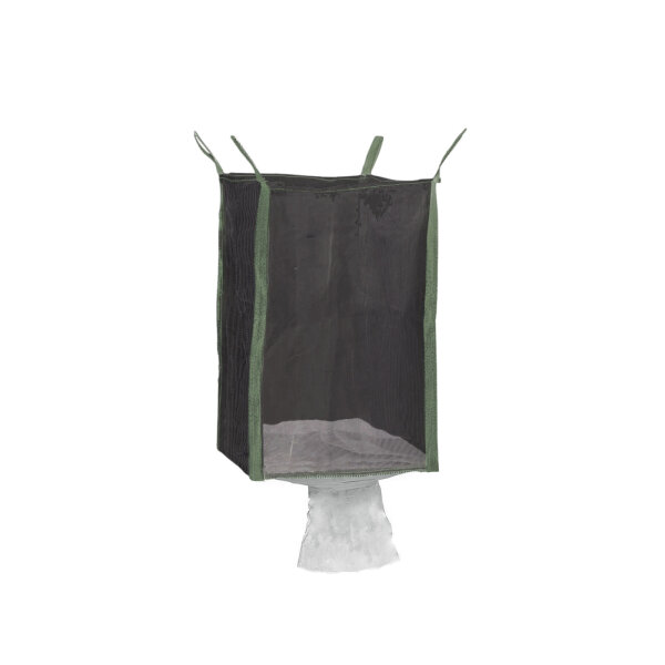 5 x Big Bag Netz 100x100x160 luftdurchlässig transparent mit Sternenboden