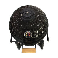 Kamado BBQ Grill 15" Schwarz
