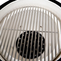 Kamado BBQ Grill 15" Schwarz